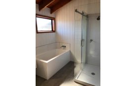 3-Bedroom Apartment bath and shower